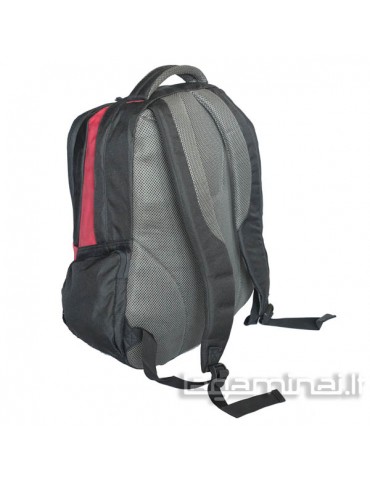 Backpack SNOWBALL BK/RD 44202
