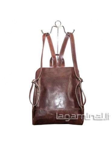 Leather backpack ITALY KN76