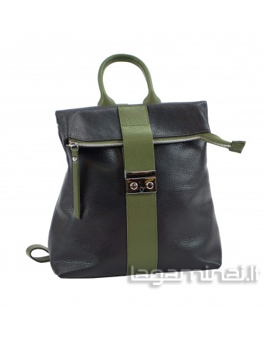 Women's backpack KN79 BK/GN