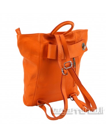 Leather backpack KN69 OR