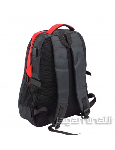 Backpack ORMI 8015 BK/RD