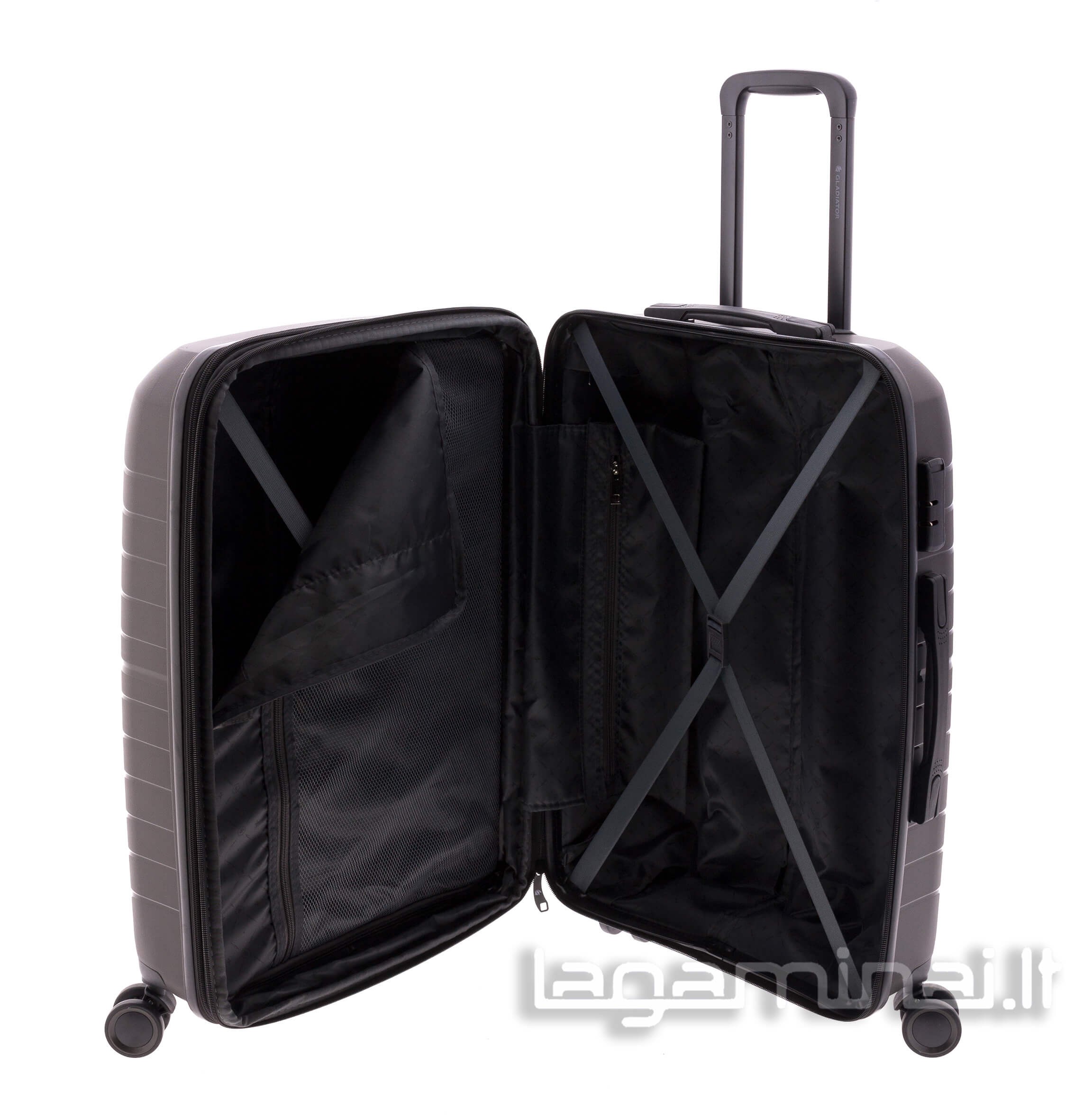 Vidutinis registruojamo bagažo lagaminas GLADIATOR 341108